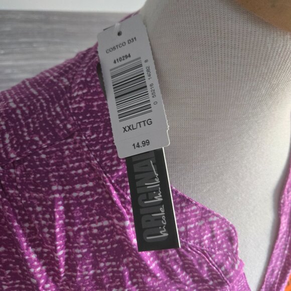 Ladies Sleeveless Purple Blouse – Size 2XL – New with Tags - Picture 2 of 3